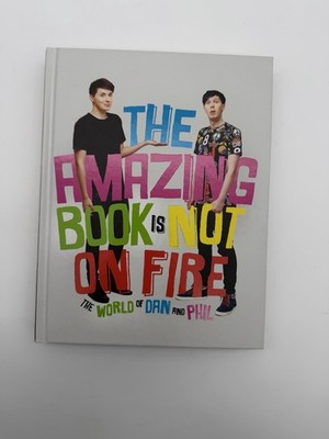Dan And Phil SIGNED The Amazing Book is Not on Fire Dan Howell Phil Lester
