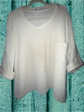 REG/CURVY JustGetting Started Top-Multiple Colors! -Cream / XL