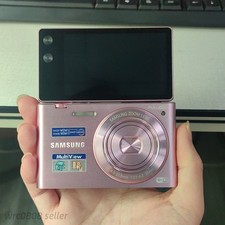 Pink Samsung MV900f Digital Camera 16MP 5x Optical Zoom Flip Touchscreen Wi-Fi