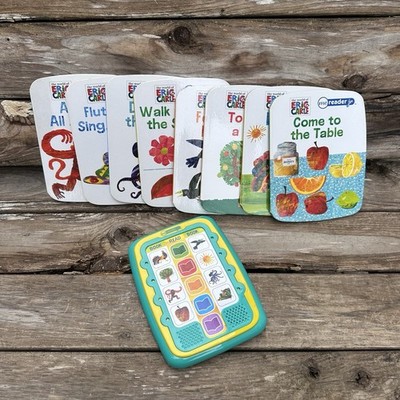 Eric Carle Electronic Me Reader Junior Jr 8 Books Set Tested and Works Great!