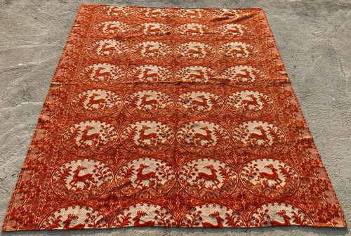 Vintage Traditional Handmade Beautiful Indian Kilim Floor Rug Carpet 207x170 cm