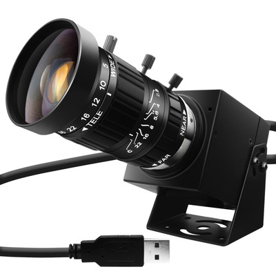 5-50mm 10X USB Zoom 12mp Manual Zoom Webcam for Computer 1080P 120fps Variabl...