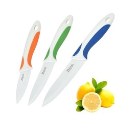 3 pcs Ceramic Knife Set, 5 inch Universal for Beef and Butter, 4 inch...