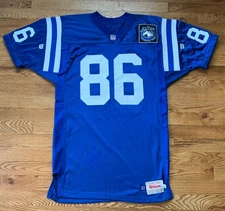 1993 INDIANAPOLIS COLTS EDDIE MILLER GAME ISSUED JERSEY W/ 10th PATCH UN USED