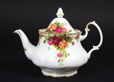 Royal Albert Old Country Roses Teekanne mit Deckel Porzellan | Top Zustand