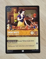 Snow White Disney Lorcana Trading Card Snow White 24/204 NM