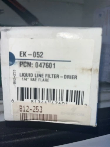 NEW Emerson EK-052 PCN-047601 Liquid Line Filter-Drier 1/4" SAE Flare