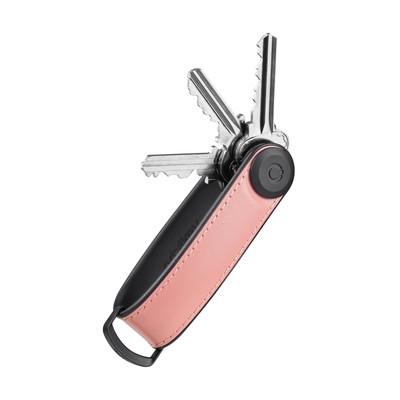 Orbitkey - Hybrid Leather Key Organiser - Pastel Pink NEU