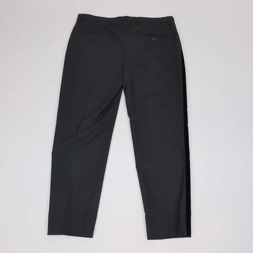 Pantalone Prada grigio scuro/blu in velluto di lana - Foto 2 di 6