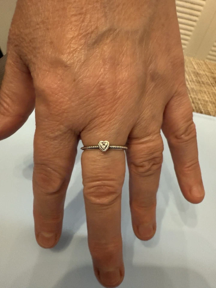 Anillo Corazón Pandora Talla 10 S925 ALE Foto 3 de 4