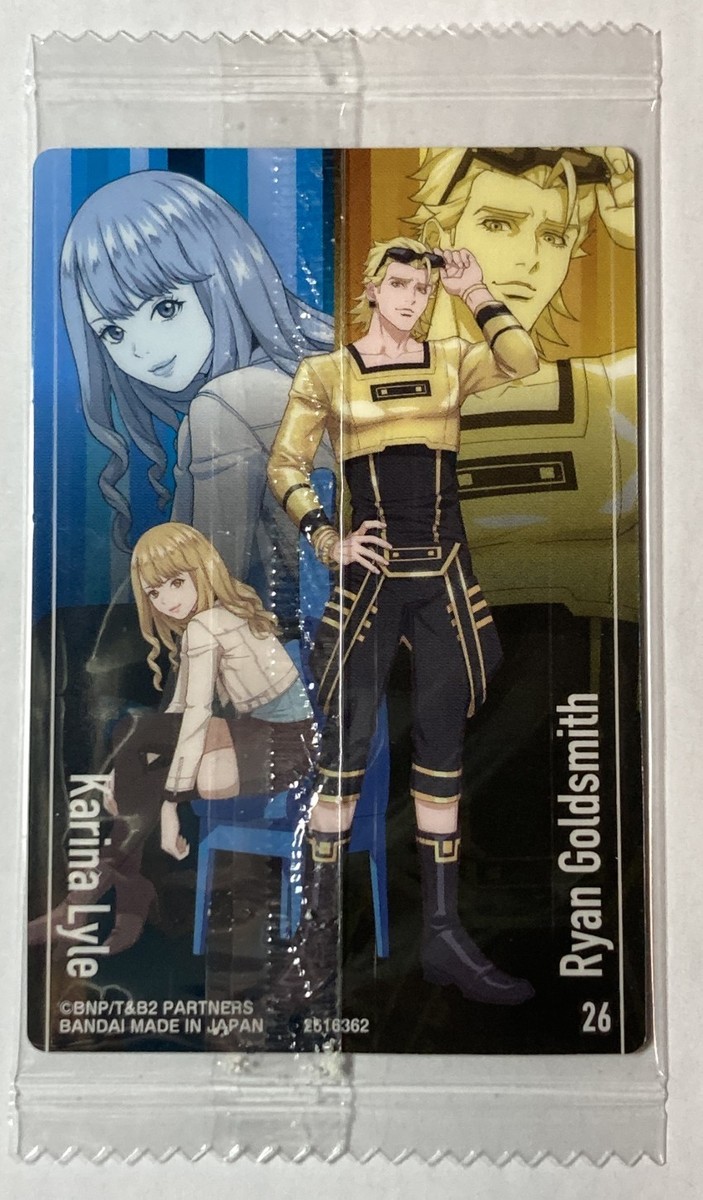 TIGER & BUNNY Trading Card W#2 Blue Rose Golden Ryan BANDAI Japan