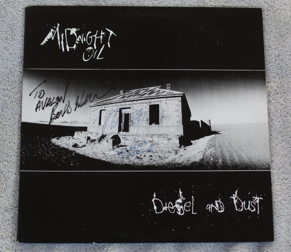 Midnight Oil  -  SIGNED 1987 Australia Only "Diesel And Dust" PROMO LP - Image 2 of 4