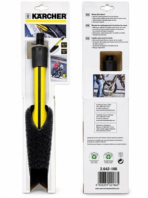 Karcher Wheel Rim Wash Brush Pressure Washer Attachment 2.642-186 New