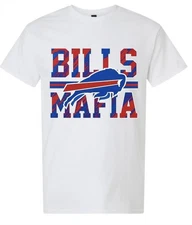 Bills Mafia Men's T-Shirt Style White 