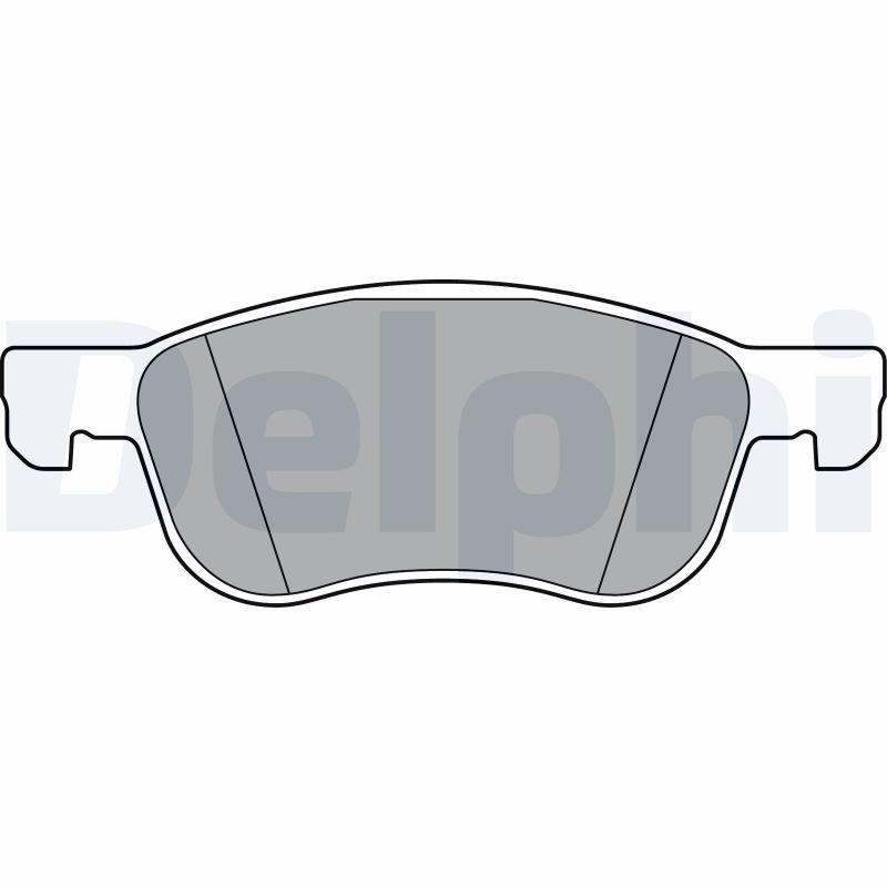 BRAKE PAD SET, DISC BRAKE DELPHI LP3365 FRONT AXLE FOR FORD