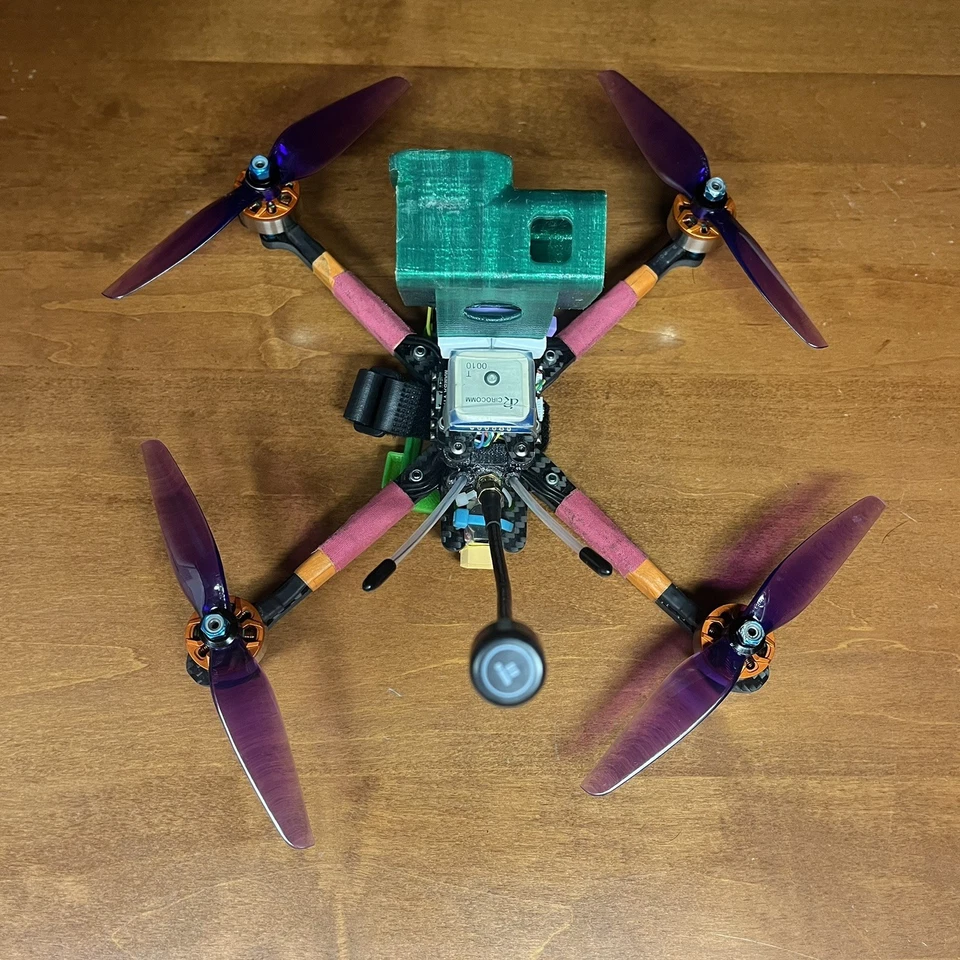 6" Long Range Quad Drone TBS Crossfire Mamba 1mW VTX GoPro w/ INAV Firmware - Image 4 of 4