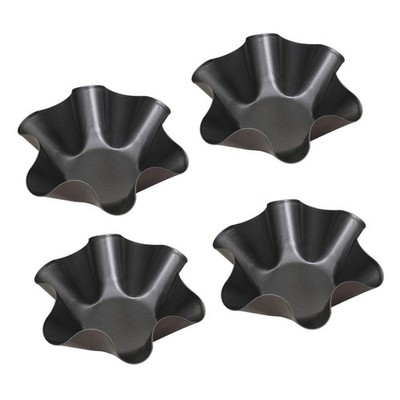 4Pcs Tortilla Maker Nonstick Taco Shell Maker Salad Bowl Carbon Steel Baking ...