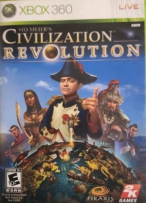 Official 2K Games Brand Sid Meirs Civilization Revolution Xbox 360 Hame Untested