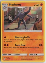 Machamp 13/18 Detective Pikachu Holo Rare