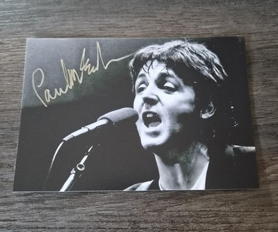 PAUL MCCARTNEY, THE BEATLES, TOLLES FAN AUTOGRAMM/FOTO *TOP*