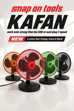 Snap On Tools Work Mini Strong Flow Fan Usb Or Wall Plug 2 Speed New Snap On Tools Work Mini Strong Flow Fan Usb Or Wall Plug 2 Speed New