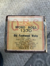 Vtg. Player Piano Roll 1370 Ols Fashioned Waltz