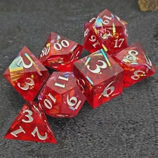 7 x Polyhedral Dice DND Role Playing Dice for Dungeons & Dragons RPG Table Games