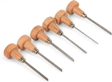 New 6Pcs Gravers with Wooden Handles | Engraver Tool Clock Set | Jeweller Hand T