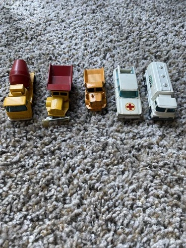 Vintage 1960s-1970s Hot Wheels Husky Toy Cars Trucks