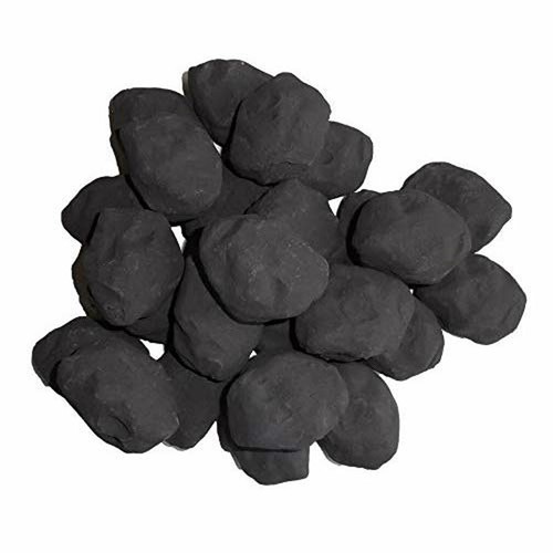 Replacement Gas Logs Living Flame Coal Fire Ceramic HD Faux Log Cast Coal Sets - Picture 56 of 91