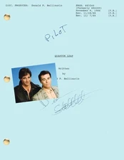 QUANTUM LEAP TV Series Pilot Script, Scott Bakula, Dean Stockwell Signed (Copy)