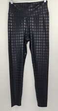 Peloton Leggings Size XL Black Made in USA Goose foot