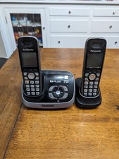 Teléfono Panasonic KX-TG6531B DECT 6.0 PLUS con respuesta digital y 1 teléfono adicional