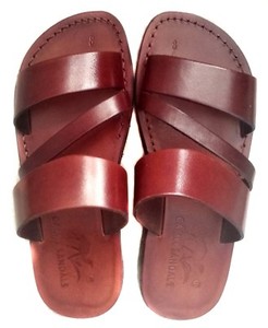 leather jesus sandals womens