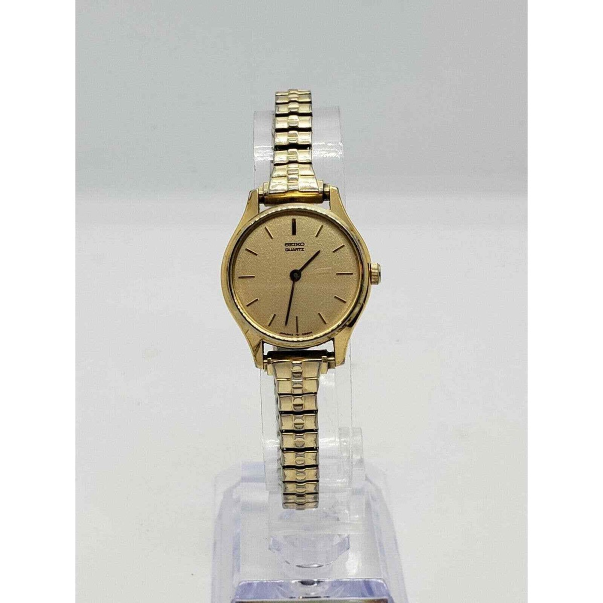 Vintage Seiko 23mm LADIES 43-0039 Needs A New BATTERY Fits  display picture 3