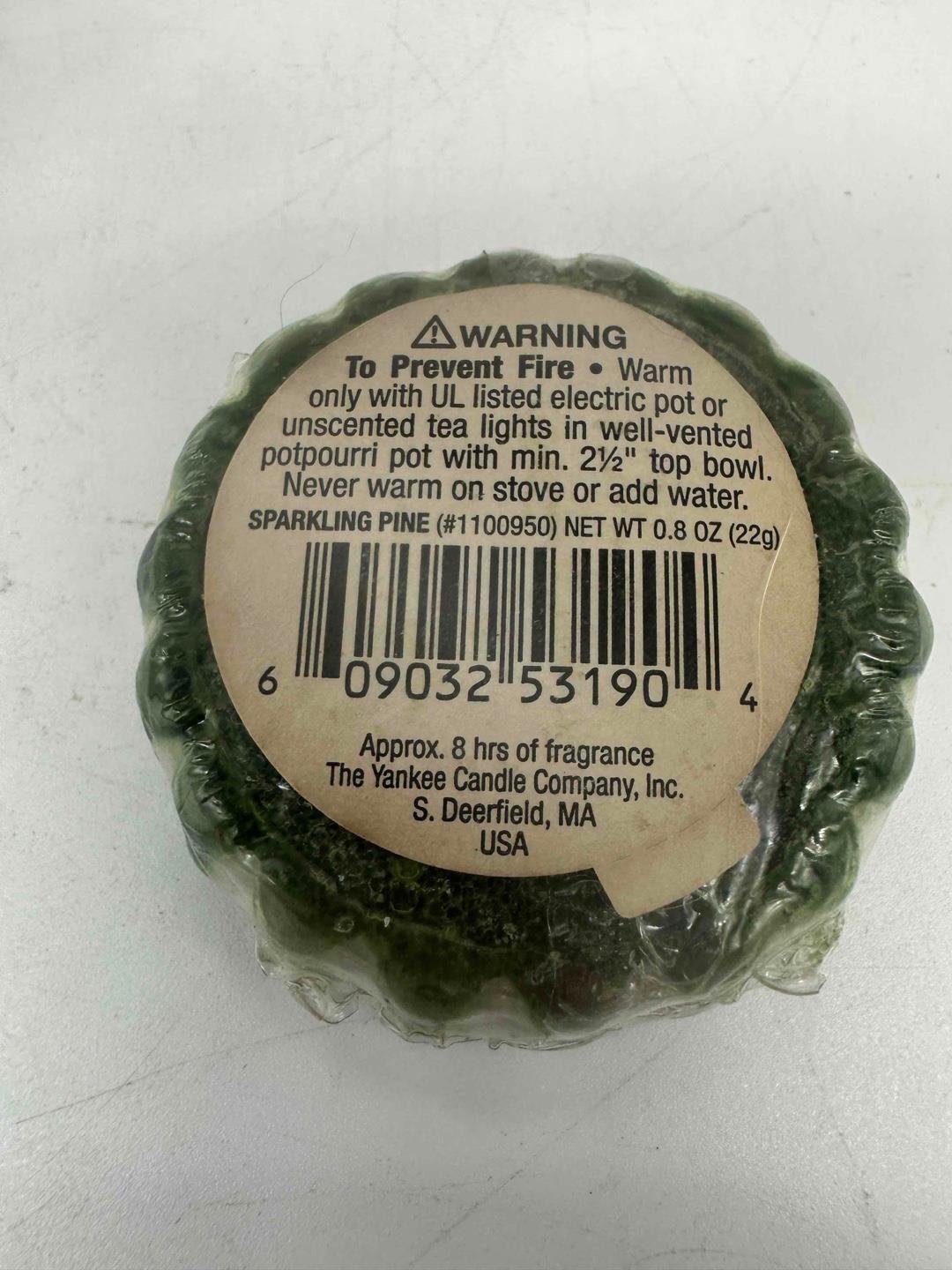 Yankee Candle Dune Sparkling Pine Tart Scent .8 oz Unopened eBay