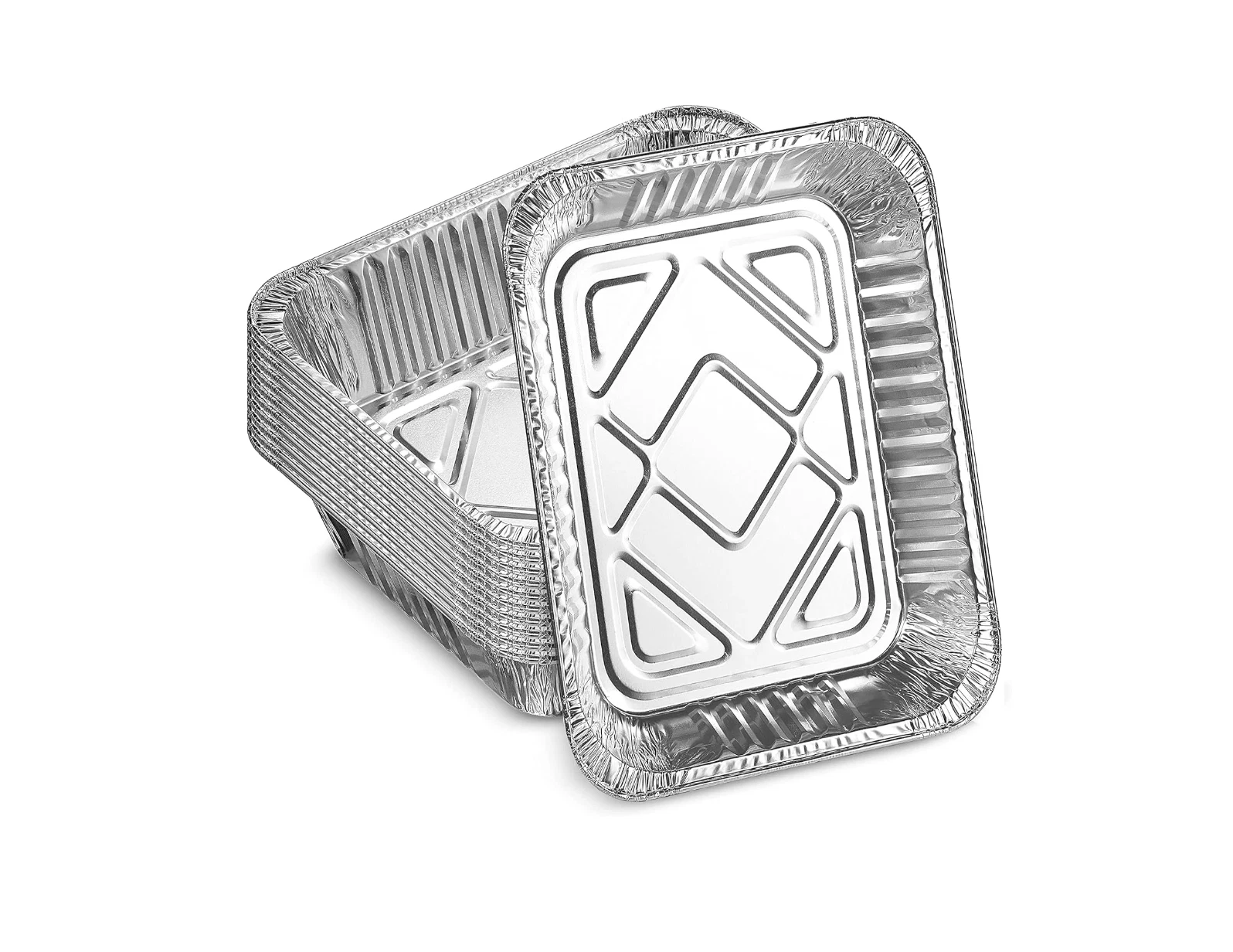 Aluminum Foil Pans Half Size Roasting Chafing Pan | Bulk 10 Pack of 9X13 Tins