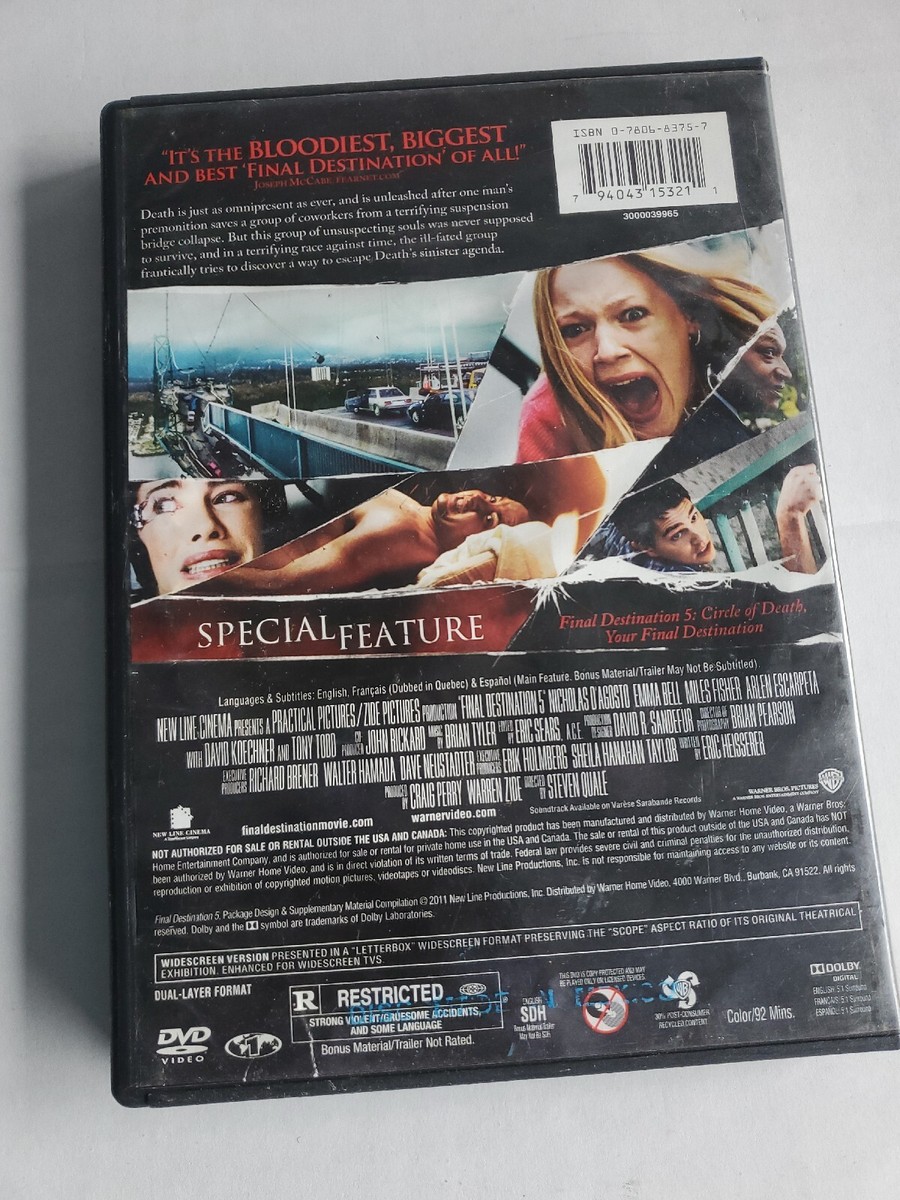 Final Destination 5 (DVD, 2011) 794043153211| eBay