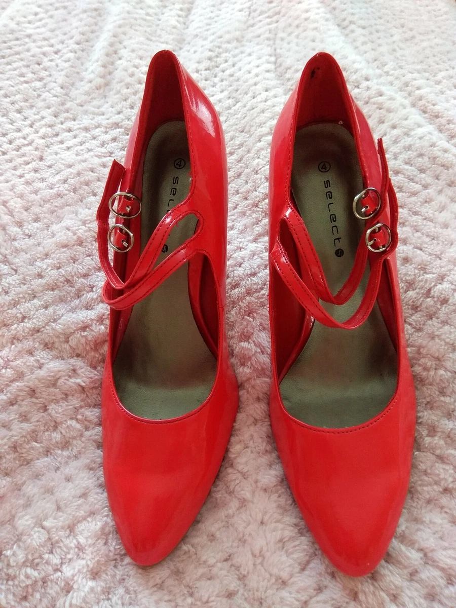 Red patent shoes uk cheap
