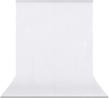 FONDALE INGRID 2.90X 3 BIANCO TESSUTO PESANTE  TESSUTO MUSSOLA