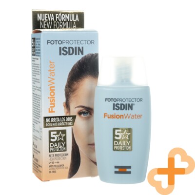 ISDIN FU FUSION WATER Sonnenschutz Schutzende Gesichts-Emulsion LSF50+ 50ml