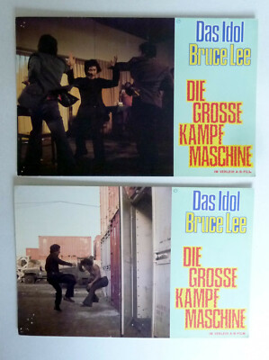 Bruce Lee - Die Grosse Kampfmaschine 2 AUSHANGFOTOS German Lobby Cards EASTERN 