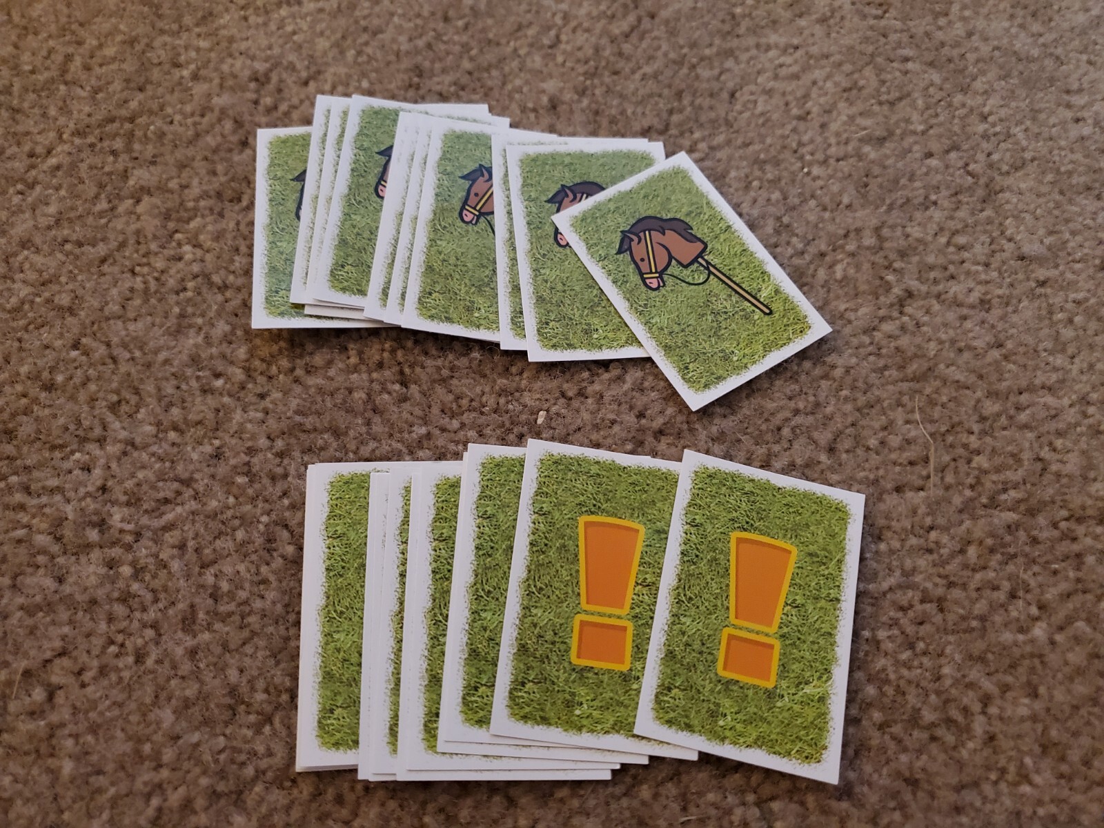 HorseOpoly replacement parts Pieces Chance Cards Late For The Sky Games