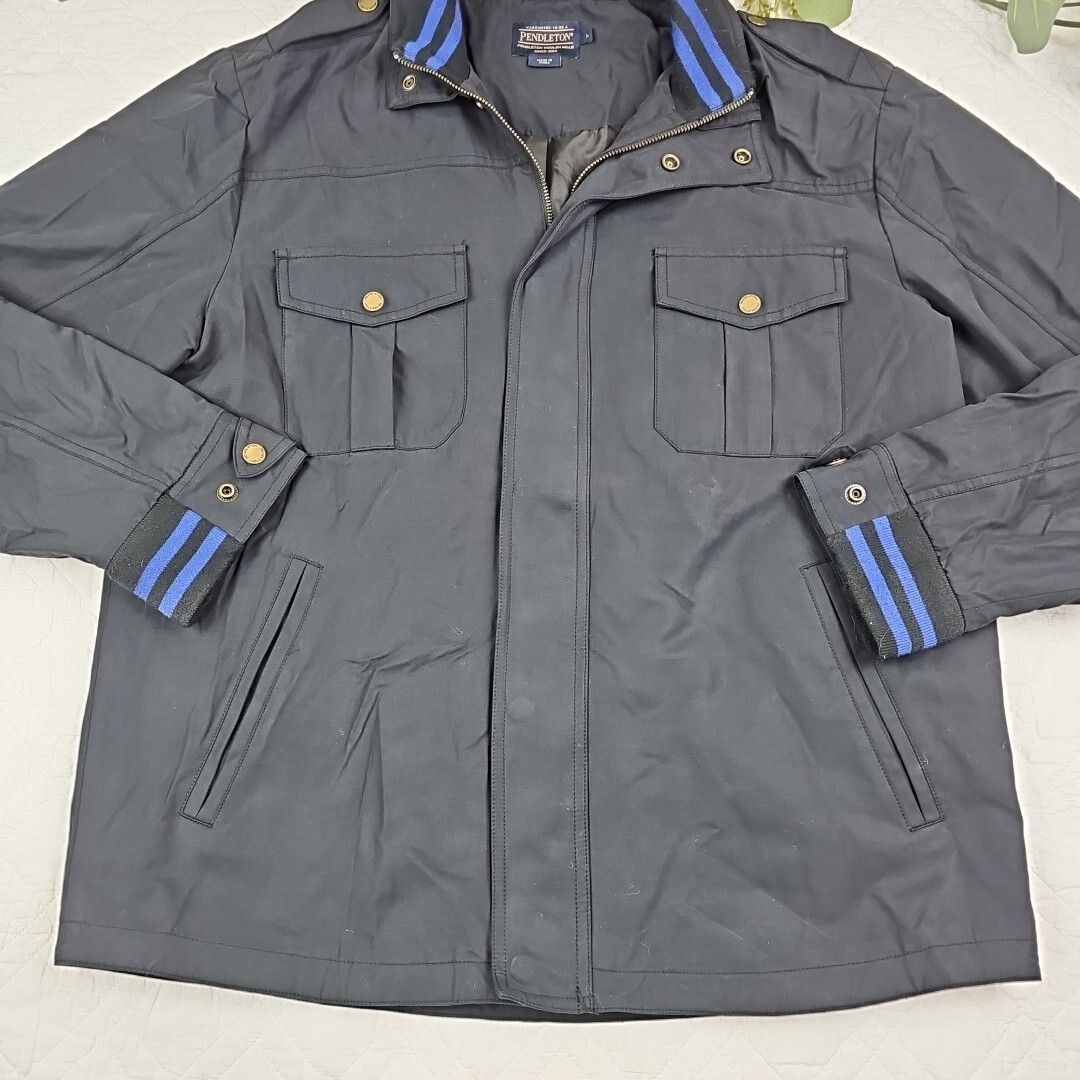 Pendleton Men's Black Full Zip Double Pocket Bomb… - image 2