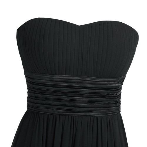 Women Strapless Dress Formal Wedding Cocktail Evening Prom Gown Party Bridesmaid - Picture 11 of 90