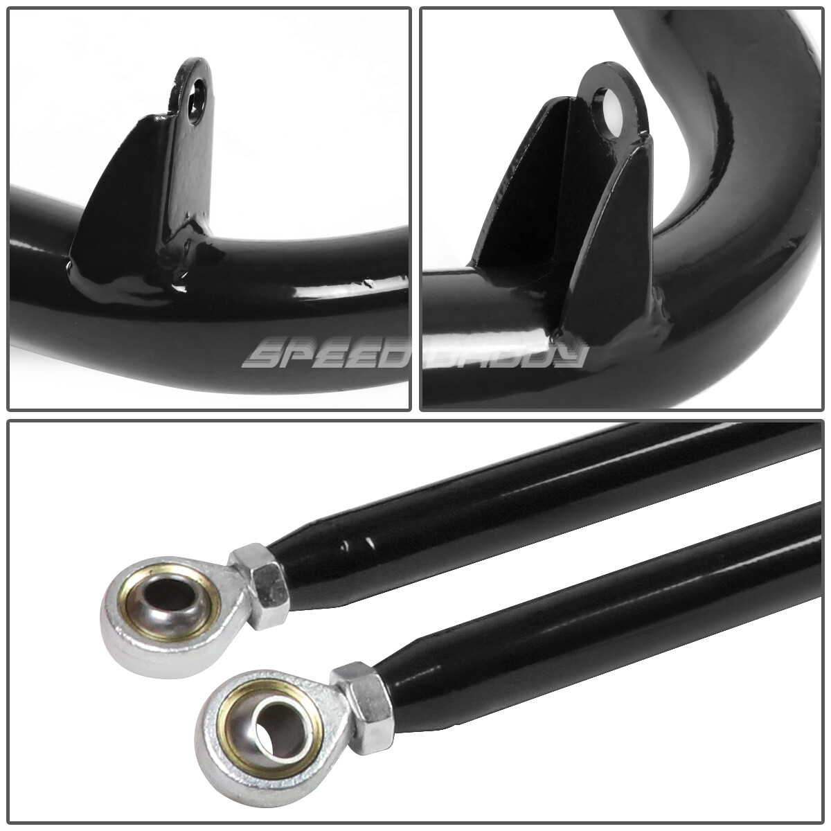 BLACK 49"STAINLESS STEEL CHASSIS HARNESS BAR+BLACK 4PT STRAP BUCKLE SEAT BELT eBay