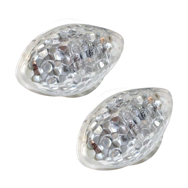 Clignotants clairs goutte d'eau pour rouler de nuit en Honda CBR650F