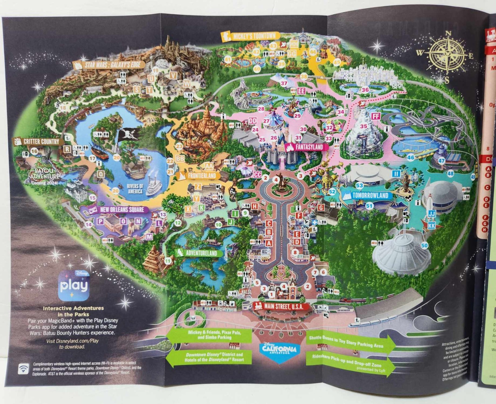 Disneyland Park 2024, Disneyland Guide Map & Disney California