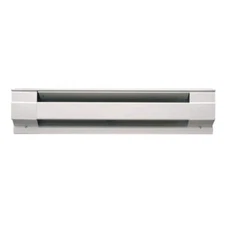 Electric Baseboard Heater 30 in. 240/208-volt 500/375-watt White Reliable Heat
