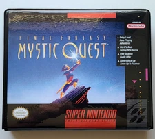 Final Fantasy Mystic Quest CASE Super Nintendo SNES Box BEST Quality Available